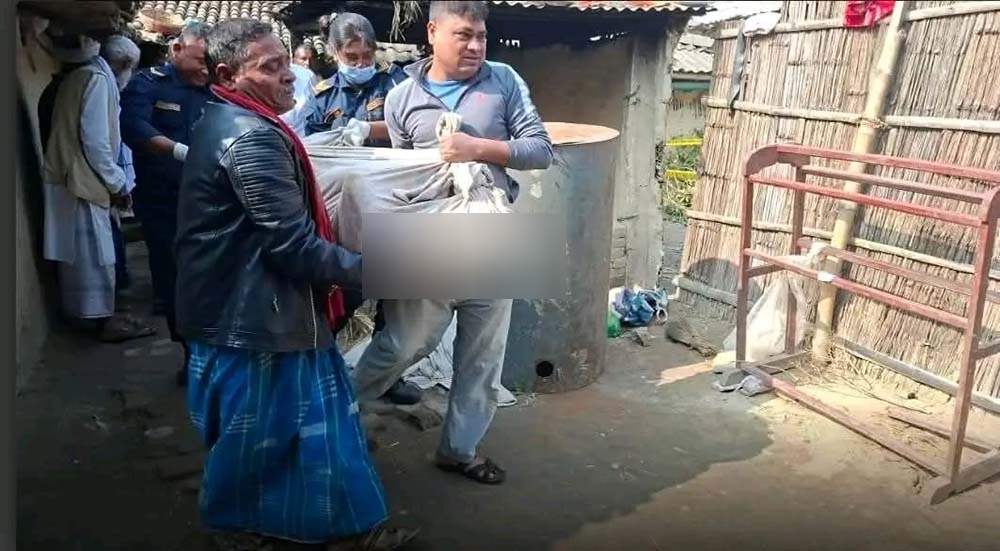रौतहटमा २५ वर्षीया महिलाको हत्या, घरकै भुसको खाडलमा गाडिएको अवस्थामा शव फेला