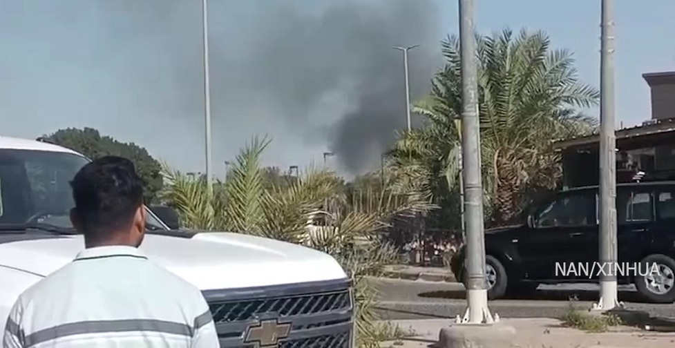 कुवेतमा हवाई आक्रमणको साइरन, अमेरिकी दूतावास नजिक धुवाँ देखियो