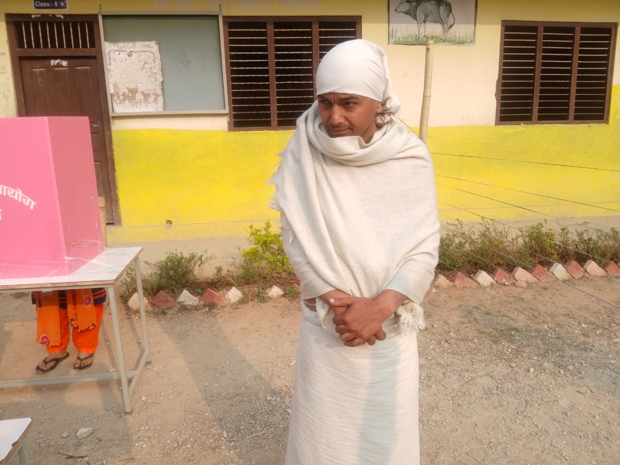 स्याङ्जामा क्रियापुत्रीमै रहेर मतदान