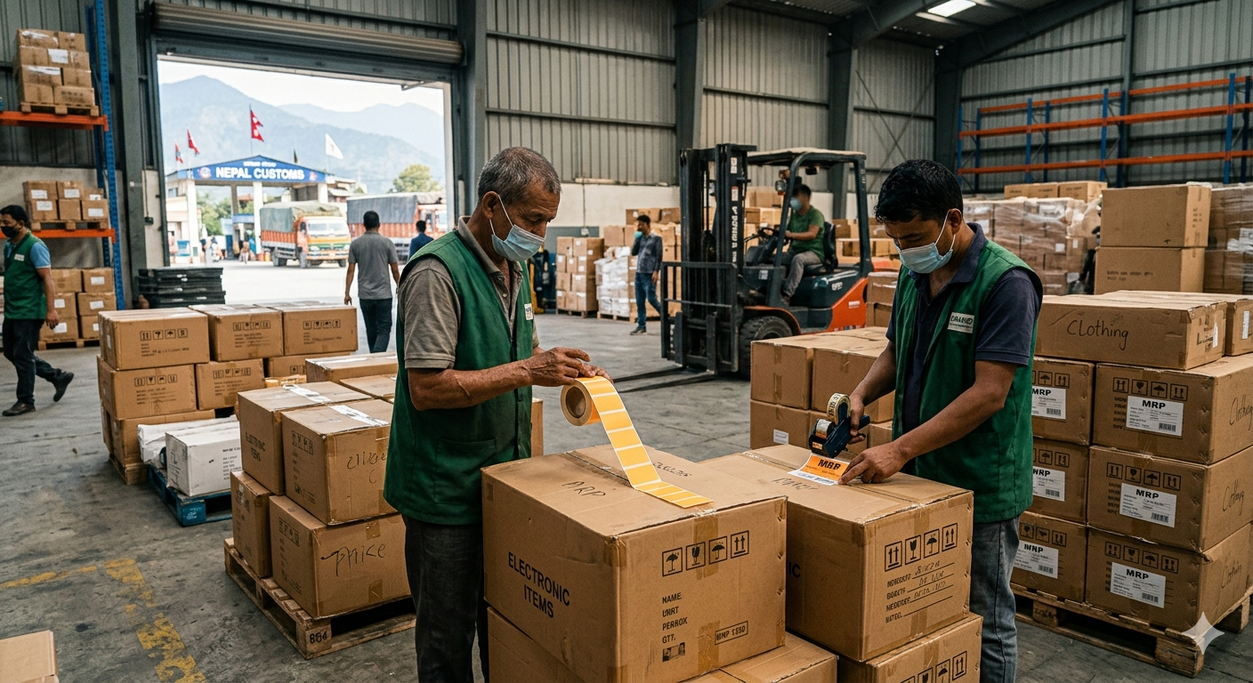 भन्सार अवरोधपछि एमआरपी नियममा संशोधन, अब गोदाममै लेबल टाँस्न पाइने