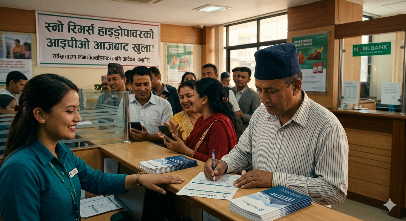 स्नो रिभर्सको आईपीओ सर्वसाधारणका लागि आजदेखि खुला