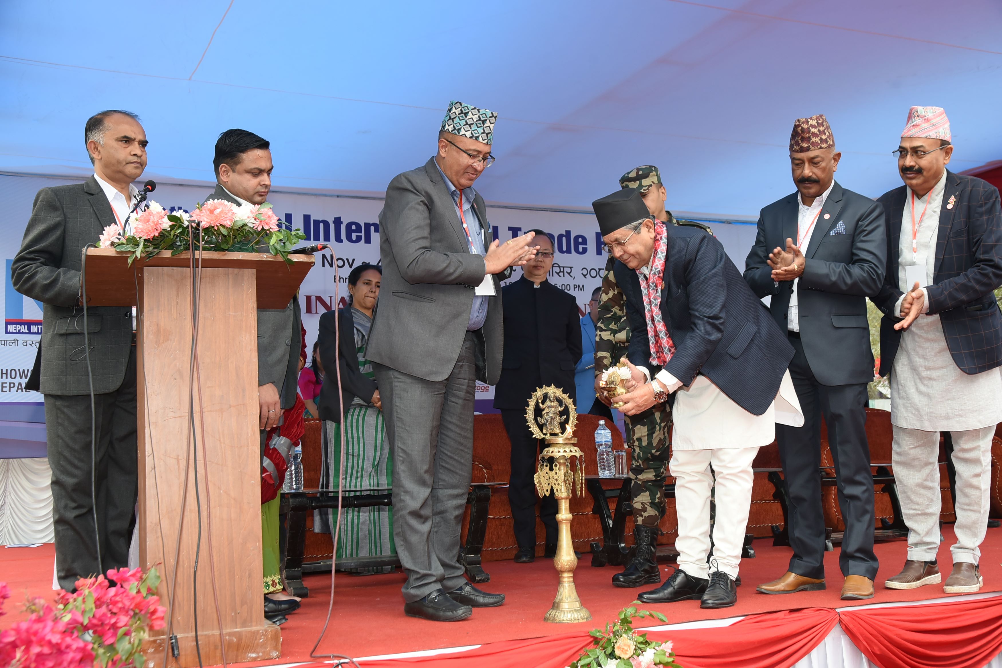 नेपाल अन्तराष्ट्रिय व्यापार मेला आजदेखि शुरु, प्रदर्शनी स्थल निर्माणको कामलाई तत्काल अगाडी बढाउने सरकारी प्रतिवद्धता 