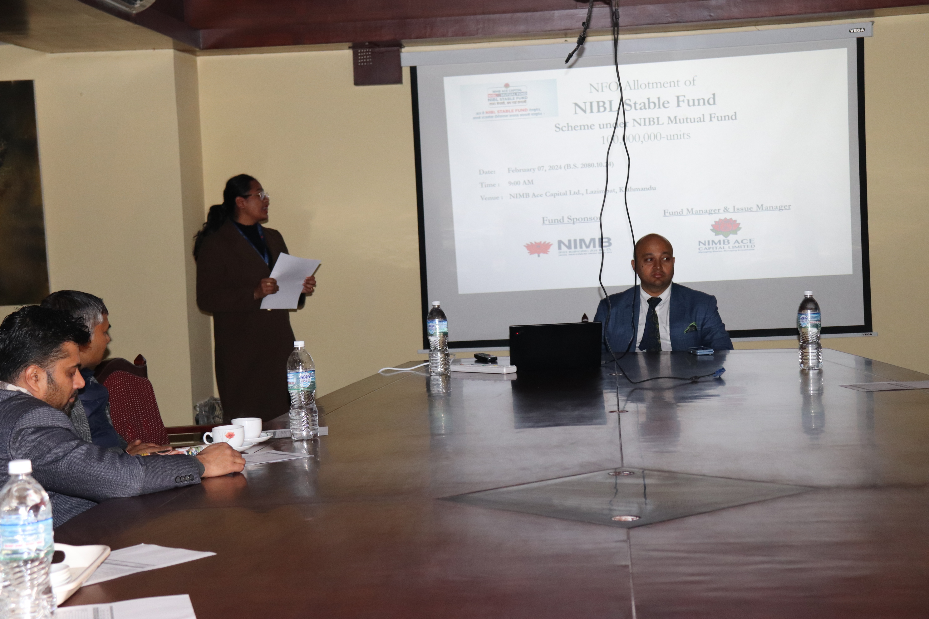 एनआईबिएल स्टेबल फण्डका इकाईहरु बाँडफाँड सम्पन्न