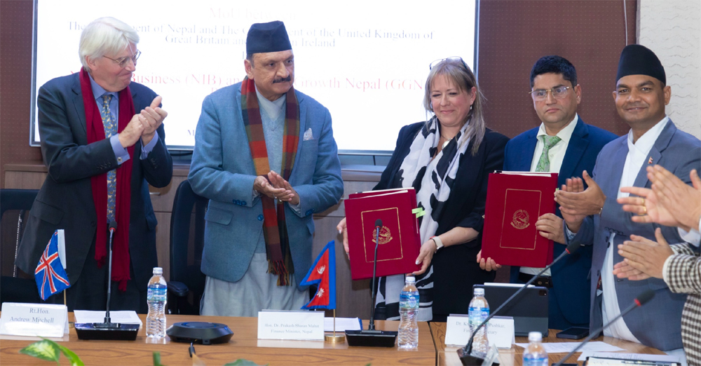 बेलायतद्वारा दुई परियोजना कार्यान्वयन गर्न ११ अर्ब ७० करोड अनुदान