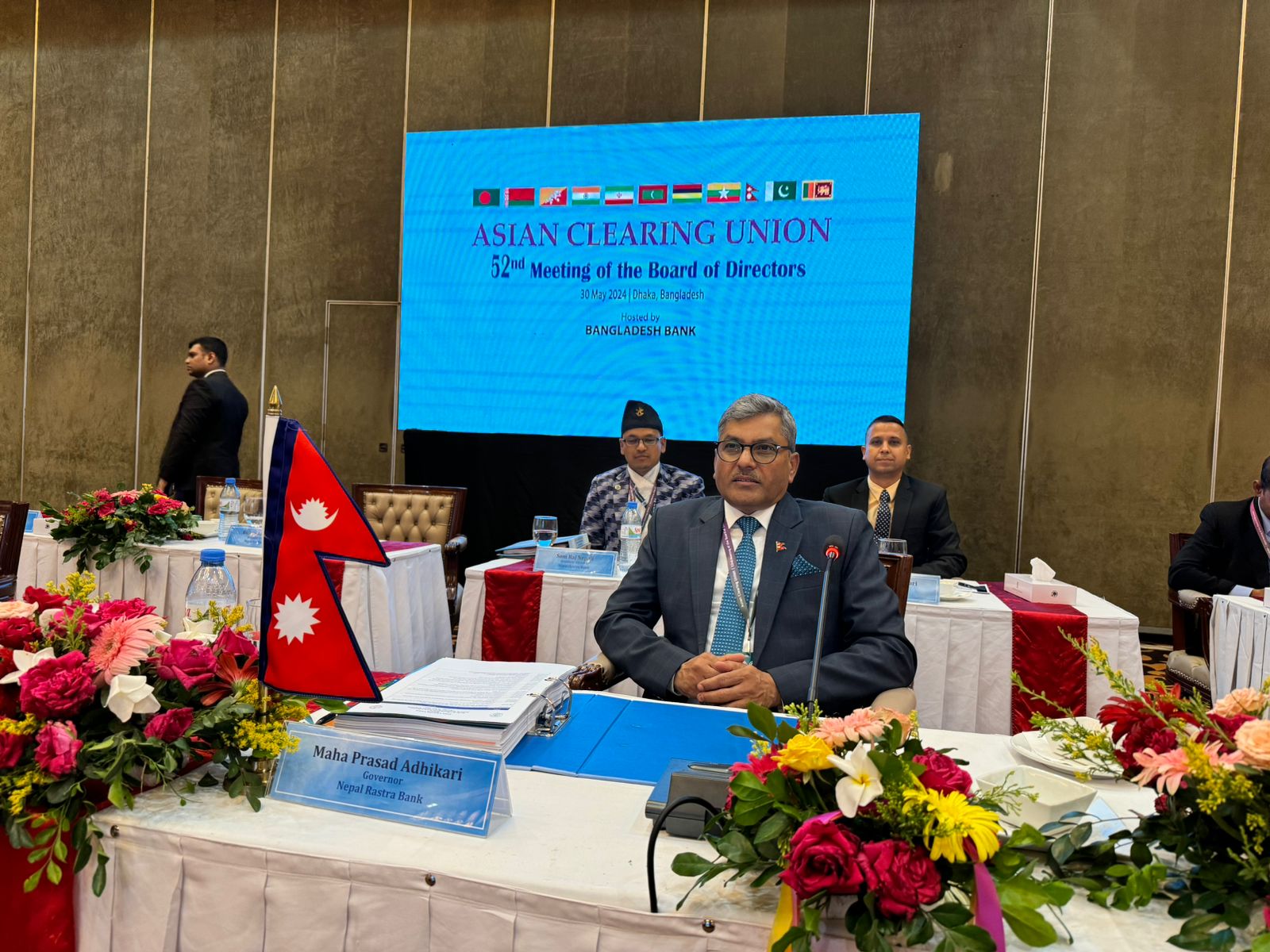 गभर्नर अधिकारी एसियन क्लियरिङ युनियन (एसीयु) को ५२ औं बोर्ड बैठकमा सहभागी