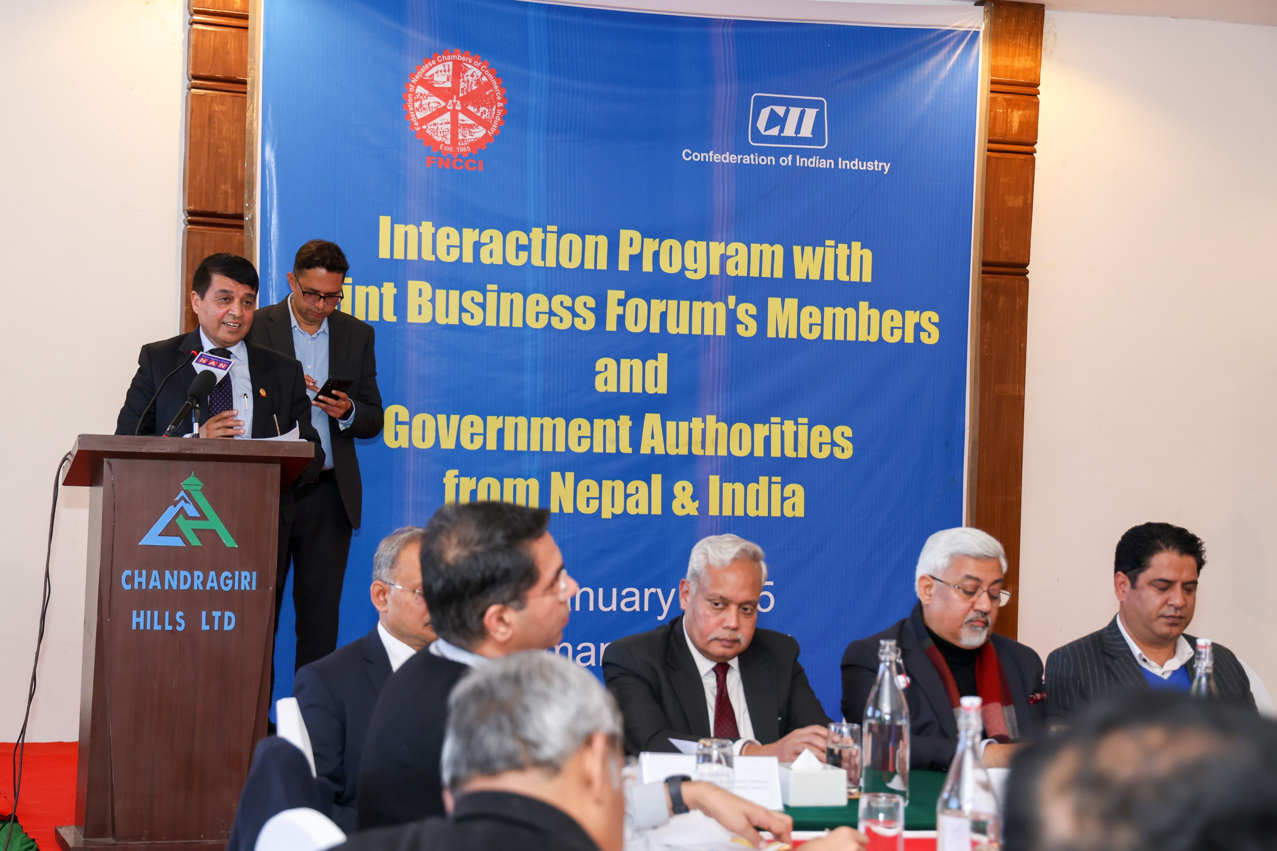 नेपाल–भारत संयुक्त व्यापार मञ्चको दोस्रो बैठक सम्पन्न, व्यापार र लगानी सहजीकरणका विषय हस्तान्तरण  