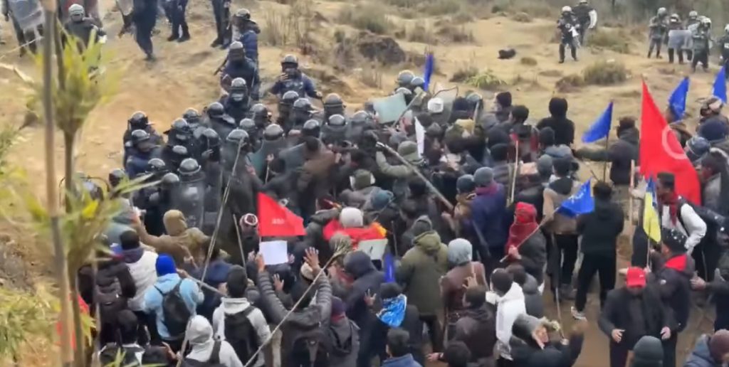 नो केबलकार पक्ष र प्रहरीबीच झडप भएपछि फुङ्लिङ र पाथीभरा क्षेत्रमा निषेधाज्ञा जारी