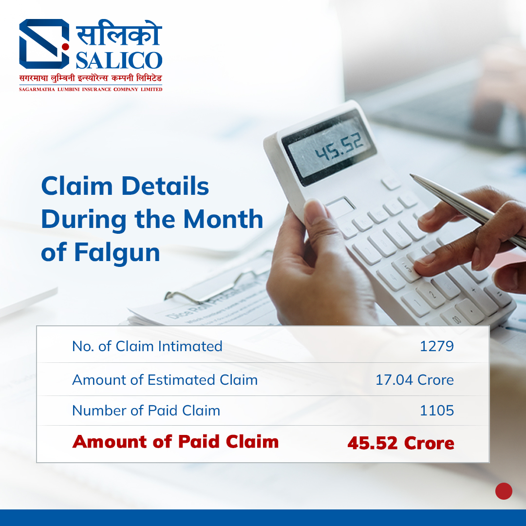 सगरमाथा लुम्बिनी सलिकोले फागुन महिनामै तिर्यो ४५ करोड ५२ लाख रुपैयाँ दाबी भुक्तानी