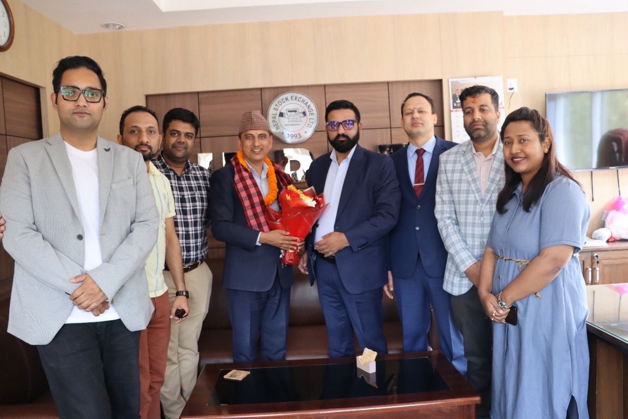 नेपाल स्टक एक्सचेञ्ज (नेप्से) का नवनियुक्त सीईओलाई एसबानको बधाई