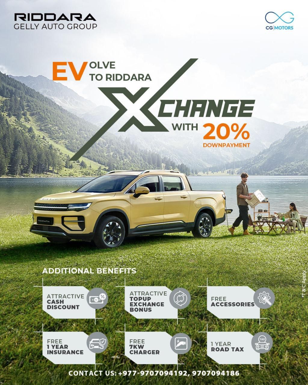 रिड्डारा RD6 EV पिकअप द्वारा नेपालमा एक्सचेन्ज योजना सार्वजनिक