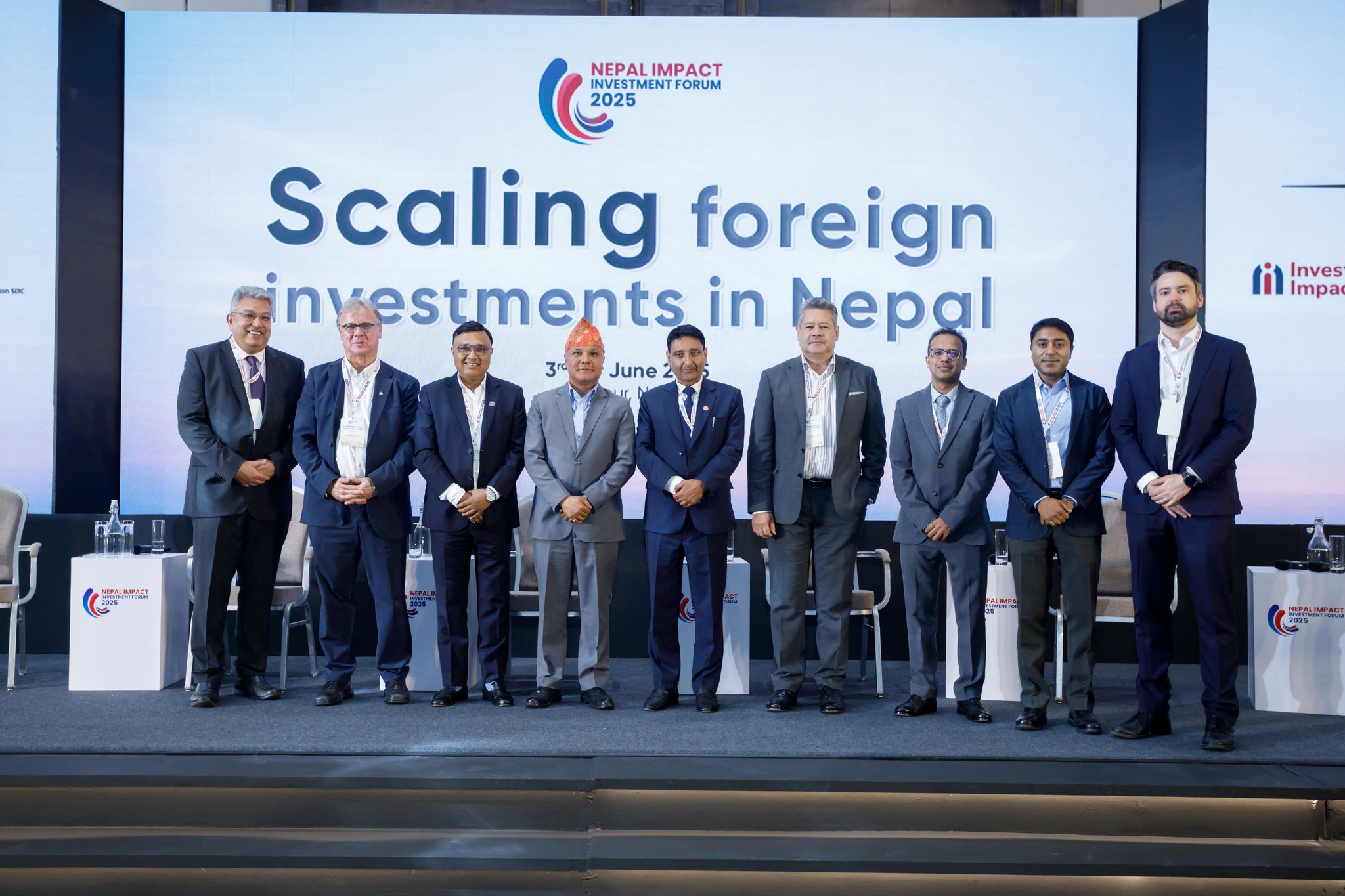 नेपाल इम्प्याक्ट इन्भेष्टमेन्ट फोरम २०२५ काठमाडौंमा सम्पन्न: विदेशी लगानी, महिला उद्यमशिलता र हरित वित्तमा केन्द्रित