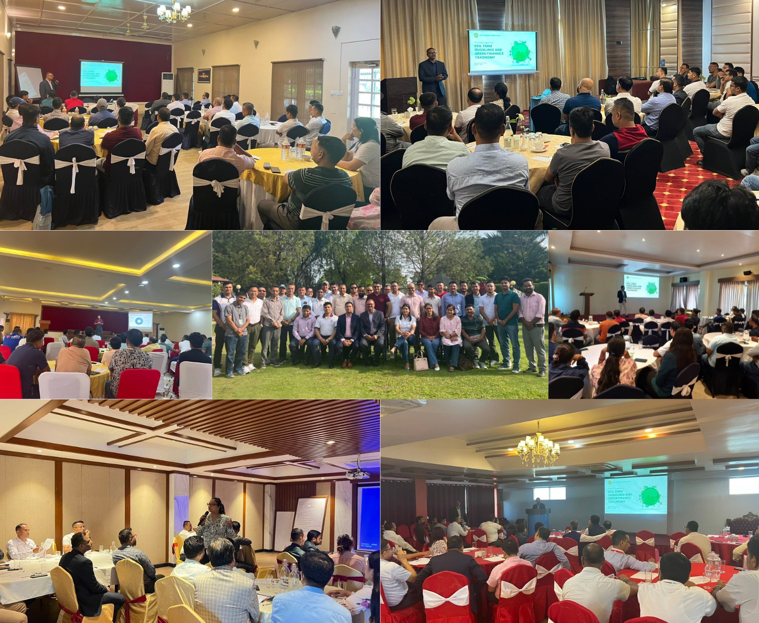 नेपालभरि ईएसजी, ईएसआरएम दिशानिर्देश तथा हरित वित्तीय कर वर्गीकरण सम्बन्धी तालिम कार्यक्रम सम्पन्न