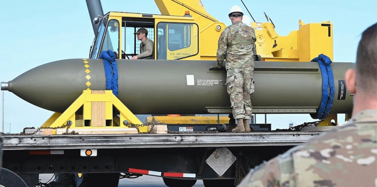 इरानमा प्रयोग गरियो अमेरिकी ‘बंकर–बस्टर’ बम, फोर्डो आणविक प्लान्ट मुख्य निशानामा