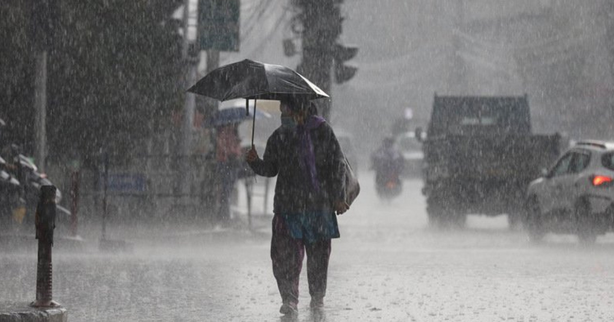 ललितपुरको टीकाथली क्षेत्रमा भीषण वर्षा, जलस्रोत नजिक सावधानी अपनाउन आग्रह