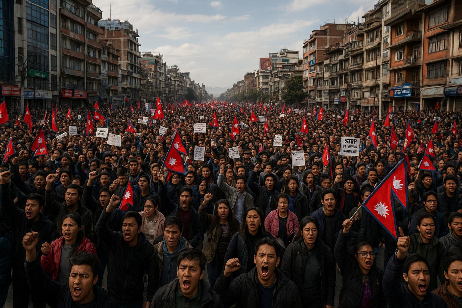 नयाँबानेश्वर प्रदर्शनमा घाइते हुने संख्या ७७