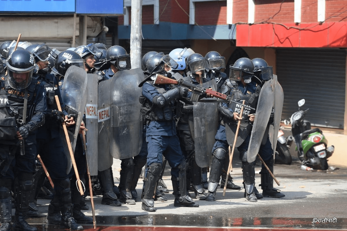 पोखरामा प्रहरीको गोली लागेर एक जना घाइते