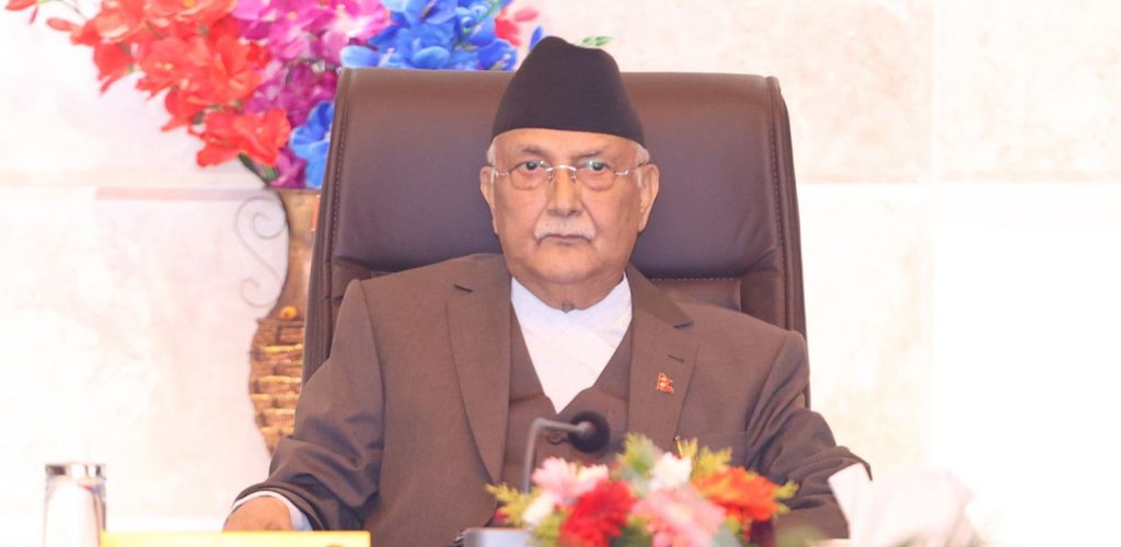 प्रधानमन्त्री केपी शर्मा ओलीको राजीनामा